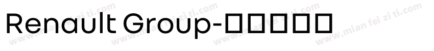 Renault Group字体转换